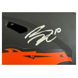 Bo Nix Autographed Denver Broncos Replica FootballmHelmet with Beckett COA