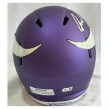 Jared Allen Autographed Minnesota Vikings Replica Football Helment with Beckett COA