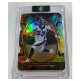 Javonte Williams /25 Tie Dye Prizm 2022 SelectDie Cut #24 Numbered 03/25 Football Card