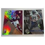 Julio Jones and DK Metcalf 2 Numbered Card Lot /99 and /150 Football