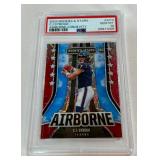 CJ Stroud RC PSA Graded 10 Gem Mint Slab 2023 Rookies & Stars Airborne-Longevity #AL13 Rookie Football Card