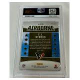 CJ Stroud RC PSA Graded 10 Gem Mint Slab 2023 Rookies & Stars Airborne-Longevity #AL13 Rookie Football Card