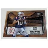 Drake Maye RC 2025Topps Signature Class Gridiron Ambassadors #GA-3 Rookie Football Card