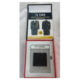 Ty Cobb Smoking Jacket Swatch from sportscards.com