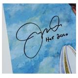 Joe Montana Autographed Print w/ Montana COA and "HOF 2000" Inscription - San Francisco 49ers Football