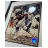 Joe Namath Autographed Photo w/ NFL and Steiner COA, Framed, New York Jets Football