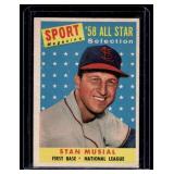 Stan Musial 1958 Topps #476 Vintage Baseball Card