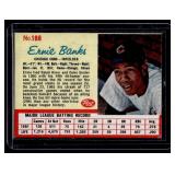 Ernie Banks 1962 Post Cereal #188 Vintage Baseball Card