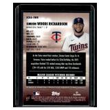 Simeon Woods Richardson Auto RC 2023 Topps Stadium Club #SCBA-SWR Rookie Minnesota Twins Baseball Card