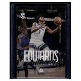 Anthony Edwards RC 2020-21 Chronicles Luminance #143 Rookie Minnesota Timberwolves Basketball Card