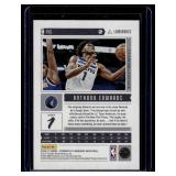 Anthony Edwards RC 2020-21 Chronicles Luminance #143 Rookie Minnesota Timberwolves Basketball Card