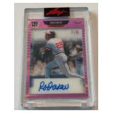 Rod Carew Auto /20 2023 Leaf Pro Set Pure #89-RC1 Numbered 17/20 Minnesota Twins Baseball Card