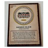 Bonnie Blair Relic /99 2012 Panini Americana Heroes & Legends Proof #64 Numbered 72/99 Speed Skating Olympic Card