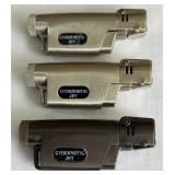 (3) Cybernetic Jet Novelty Pocket Torch Lighters