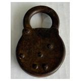 Vintage Corbin Ironclad Six Levers Padlock w/ key! - Early 1900