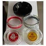 (5) Vintage Las Vegas Casino Ash Trays - Circus Circus, The Riviera Delmonico, Caesars Palace, The Magnificent Riviera, The Sands - 1960