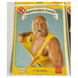(9) Vintage WWF Supermatch Circle K Wrestling Cards w/ Hulk Hogan and Macho Man
