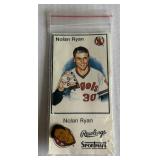 Nolan Ryan 1992 Rawlings Sportmart No-Hitter Stadium Giveaway Pin w/ Card and Tickets