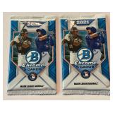 2021 Bowman Chrome Baseball Cards - 2 Packs (#2)