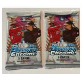 2023 Bowman Chrome Baseball Cards - 2 Packs (#1)