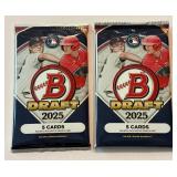 2025 Bowma Draft Baseball Cards - 2 Packs (#2)
