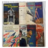 (8) 1960 Vintage Sports Illustrated Magazines August-December Issues