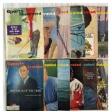 (12) 1963 Vintage Sports Illustrated Magazines January-April Issues