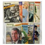 (9) 1963 Vintage Sports Illustrated Magazines August-December Issues
