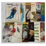 (12) 1964 and 1965 Vintage Sports Illustrated Magazines November-August Issues