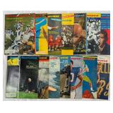 (14) 1966 Vintage Sports Illustrated Magazines June-Decembere Issues