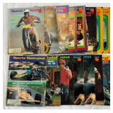 (15) 1971 Vintage Sports Illustrated Magazines June-December Issues (some duplicates)