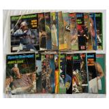 (23) 1980 Vintage Sports Illustrated Magazines June-December Issues