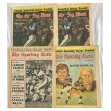 (4) Fran Tarkenton Sporting News Football Newspapers - 1967 and 1975