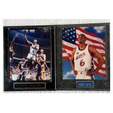 (2) Christian Laettner Autographed Photos Framed and Matted - #2