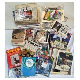 Large Bin of Sports Publications, Newspapers, Notable Magazine Clippings and More