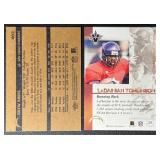 Drew Brees 2001 Fleer RC & Ladainian Tomlinson 2001 Vanguard Rookie Football Card Lot