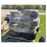 Pallet of Lawn Mower Tires
