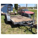 Twin Axle Skid Loader/Equipment Trailer