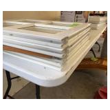 Four Vinyl Fixed Pane Windows
