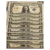 Blue Seal $1 Dollar Silver Certificates