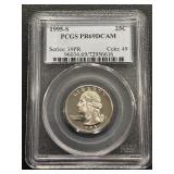 1995-S Washington Quarter Proof PCGS PR69 Deep Cameo