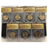 2015-2021 Native American Dollars ANACS Graded