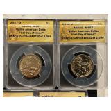 2015-2021 Native American Dollars ANACS Graded