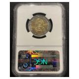 2008 South Africa 5 Rand Mandela 90th Birthday NGC MS66
