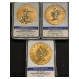 Gold Plated Replica Coins