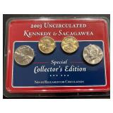 2003 Kennedy and Sacagawea Collector