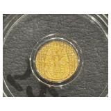 1/200th Ounce .999 Fine Gold Round