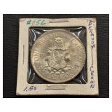 1964 Bermuda Silver One Crown