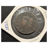 1827 Coronet Head Cent