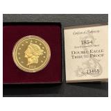 1854 Double Eagle Tribute Proof Replica